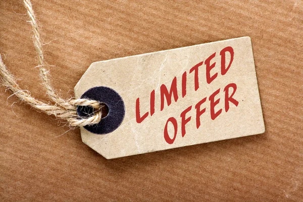 Limited Offer — Stock Photo, Image