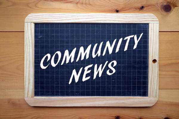 Community News — Stock Photo, Image