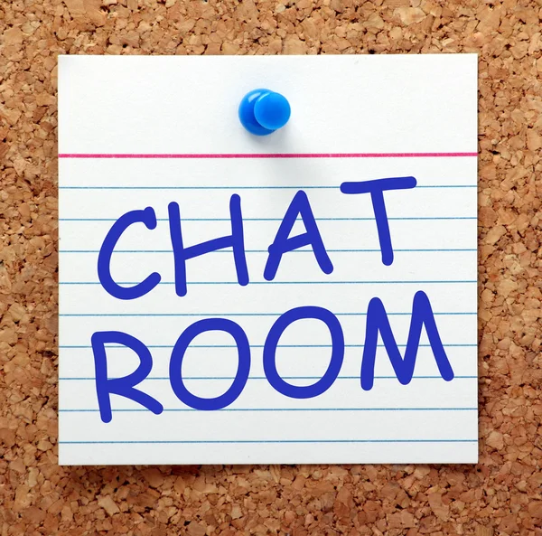 Sala chat — Foto Stock