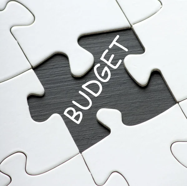 Budget Puzzle — Stock Photo, Image