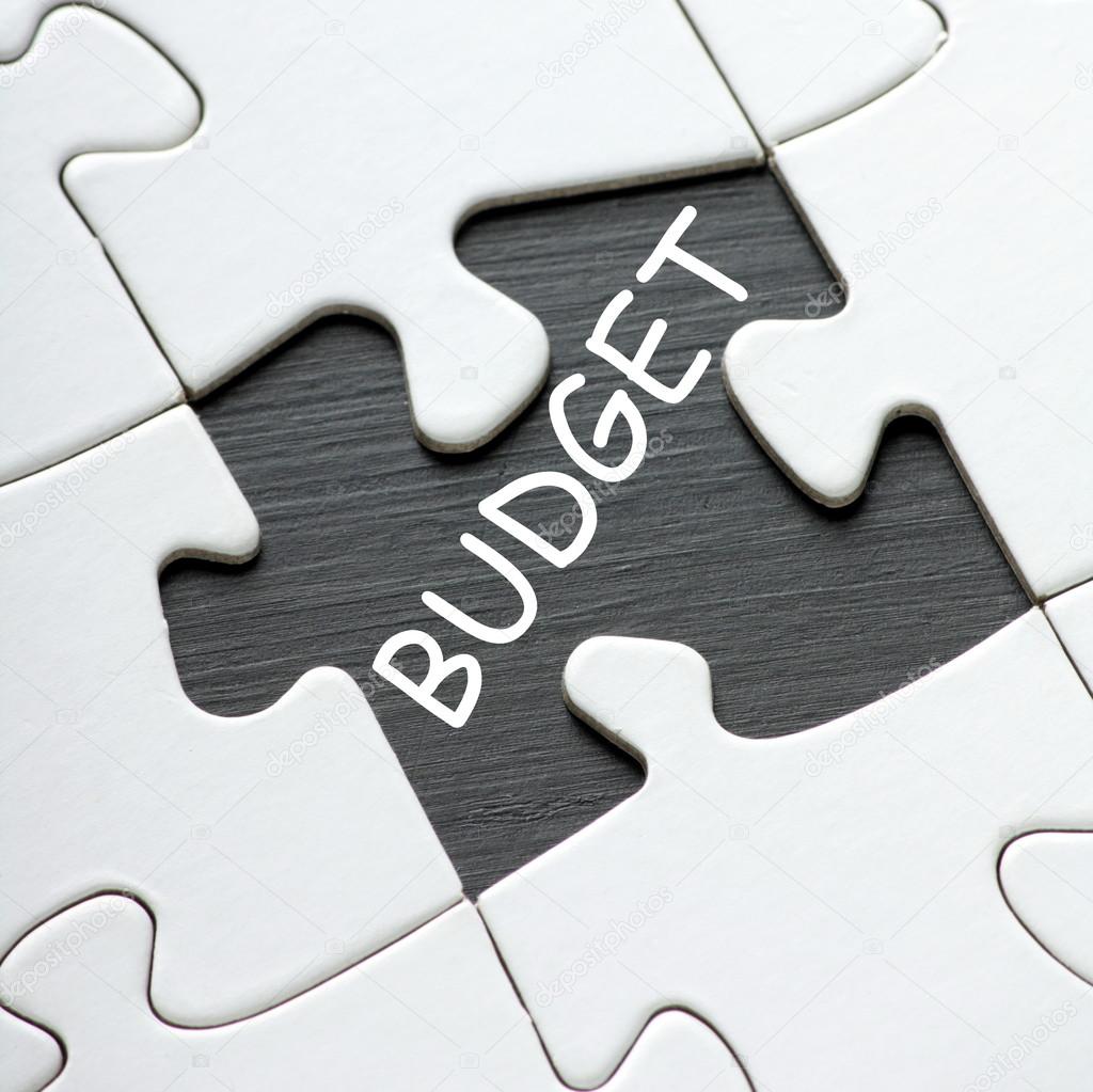 Budget Puzzle — Stock Photo © thinglass 79141098