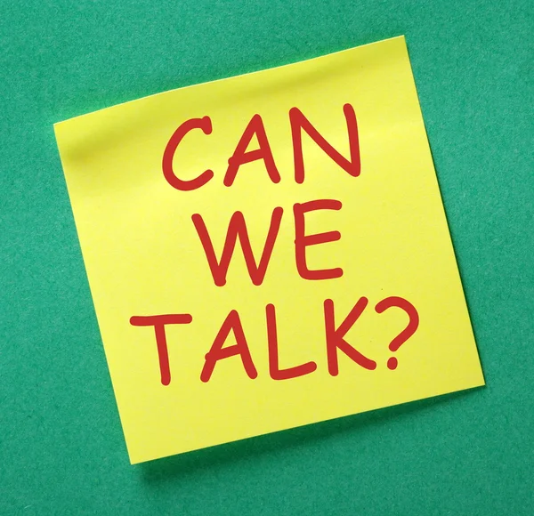 Can We Talk? — Stock Photo, Image