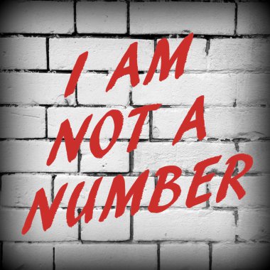 I Am Not A Number clipart