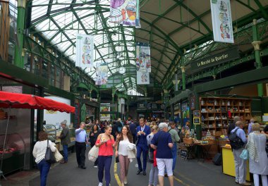 Borough Market in London clipart