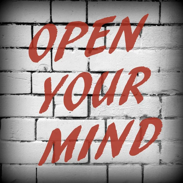 Nyisd meg az elméd. — Stock Fotó