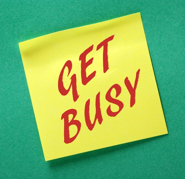 Get Busy Reminder — Stock Photo, Image