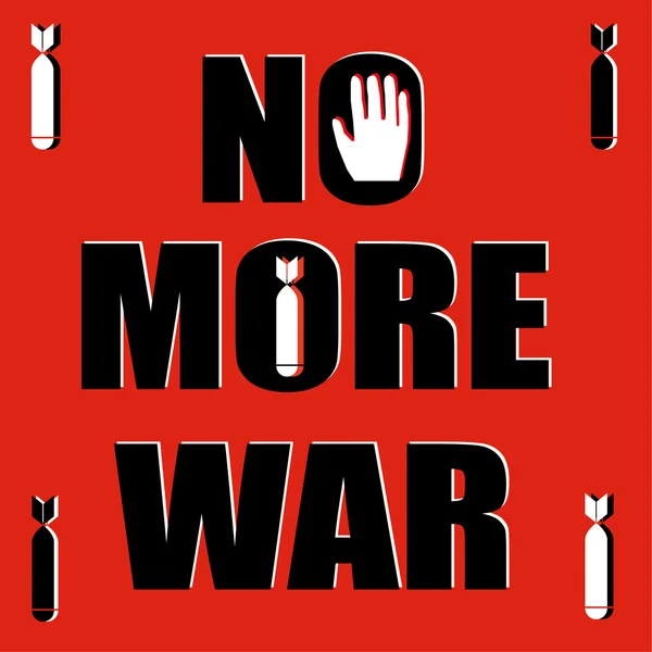 Plus de guerre. — Image vectorielle