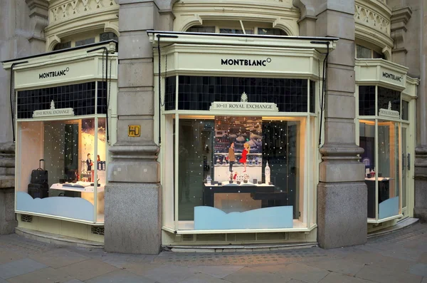 Montblanc Store - Londen — Stockfoto