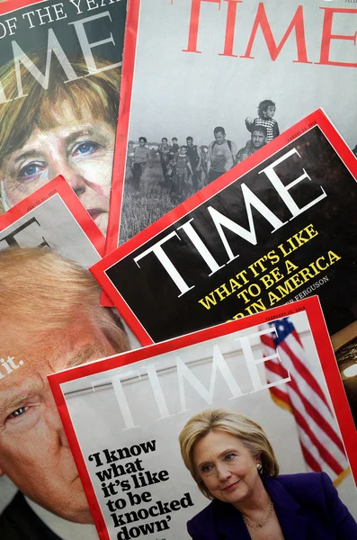 Time Magazine Covers — Stock Photo, Image