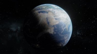 4k 'lık görüntüde Dünya' nın ön görüntüsü