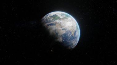 Dünya gezegeni uzay 4K görüntüleriyle uçuyor. NASA tarafından desteklenen bu görüntünün destansı çekim elementlerinin izini sürüyorum.