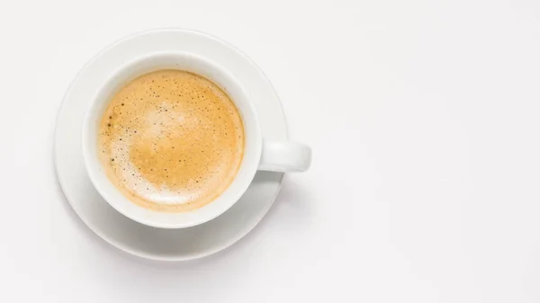 Bir Fincan Beyaz Kahve — Stok fotoğraf