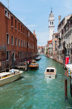 Venezia İtalya 'da, yaz tatili, deniz