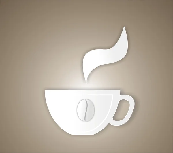 Kopje koffie illustratie — Stockfoto