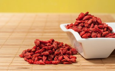 Goji meyveleri Çin wolfberry (Lycium barbarum) 