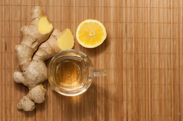 Tè al limone allo zenzero — Foto Stock