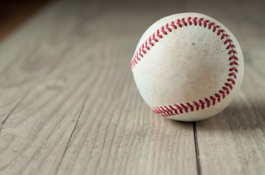 eski beyzbol ahşap arka plan ve çok tatlı