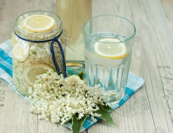 home made elderflower syrup