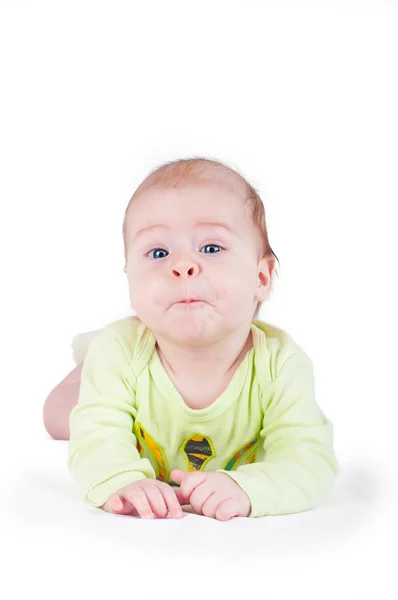 Pasgeboren jongen in de Oekraïense nationale symboliek — Stockfoto