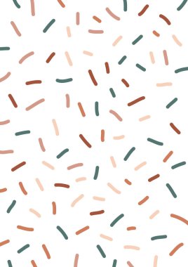 Kapak sayfaları, arka planlar, broşürler, defterler, kitaplar, duvar kağıtları, kartlar, baskılar, posterler, hikayeler, sosyal medya modern sanat tarzı yaratıcı vektör için terracotta soyut şablonu