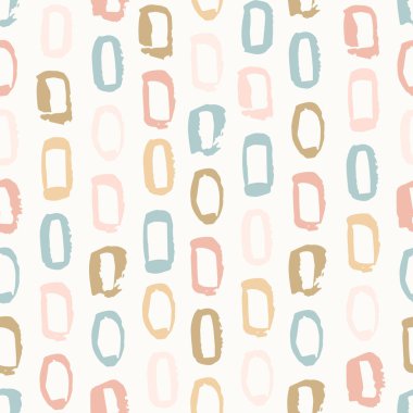 Elle çizilmiş modern, kusursuz desen. Pastel grunge arka planı. Vektör illüstrasyonu