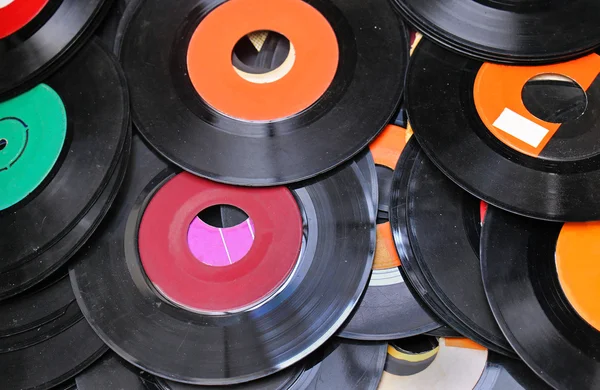 Old vinyl records — Stock Photo, Image