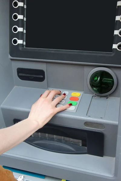 Código de pin ATM — Foto de Stock