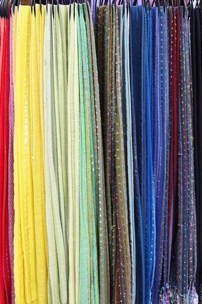 Soft colorful shawls — Stock Photo, Image