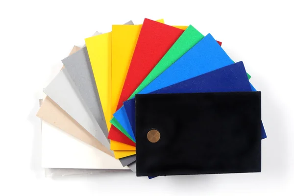 Tarjetas de color muestras — Foto de Stock