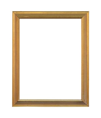 Düz altın çerçeve