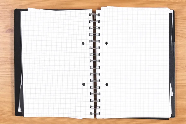 Cuaderno de páginas en blanco — Foto de Stock