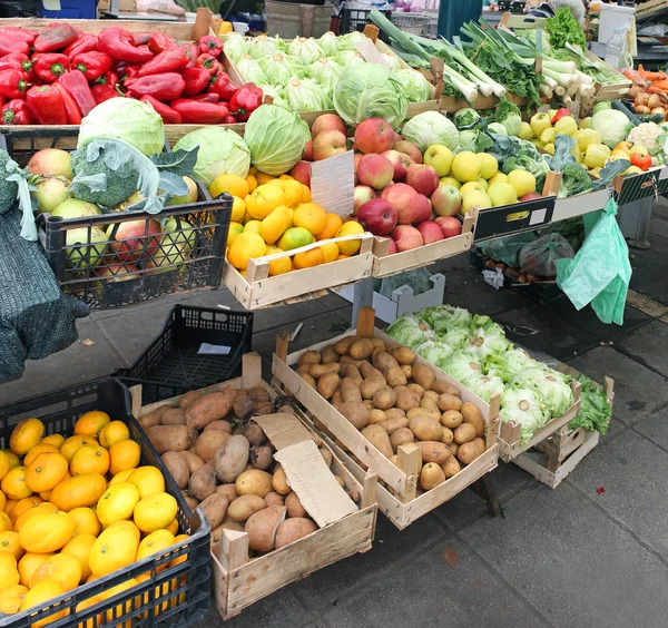 Grande estol do mercado — Fotografia de Stock