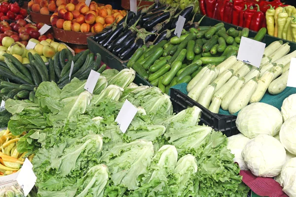 Full market stall — Stock Photo, Image