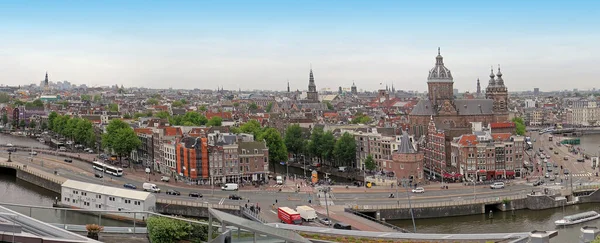 Amsterdam Mei 2018 Panoramisch Stadsgezicht Van Amsterdam Centrum Met Grachtengordel — Stockfoto