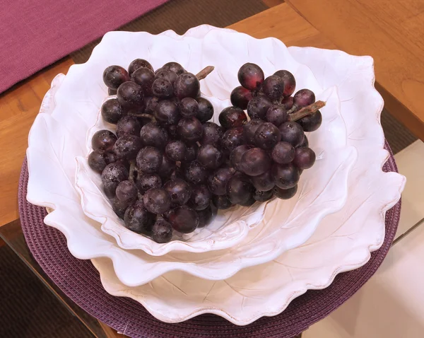 Grape plate — Stock Photo, Image