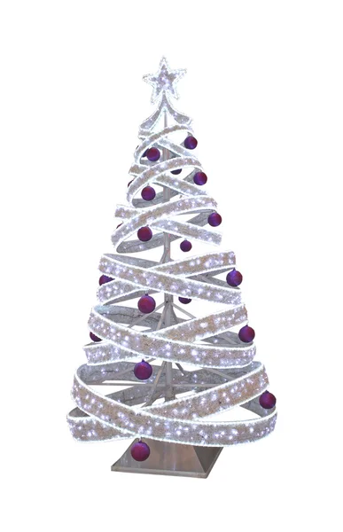 Shiny Christmas tree — Stock Photo, Image