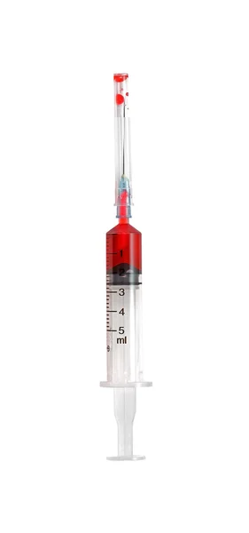 Full syringe — Stock Photo, Image
