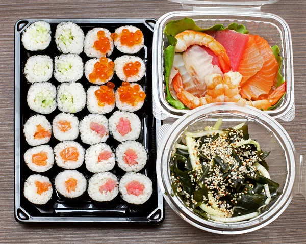 Sushi takeaway — Stock Photo, Image