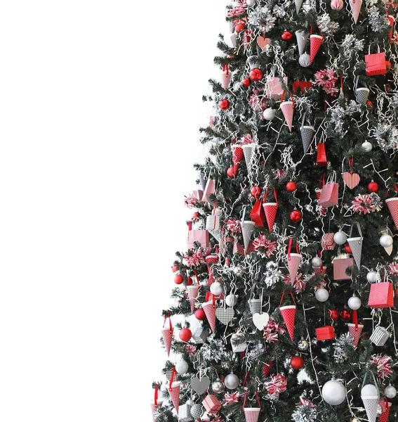 Stripe Christmas tree — Stock Photo, Image