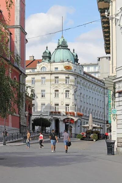 Calle Liubliana — Foto de Stock