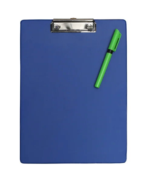 Blue clipboard — Stock Photo, Image
