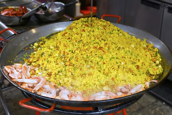 Camarones al curry — Foto de Stock