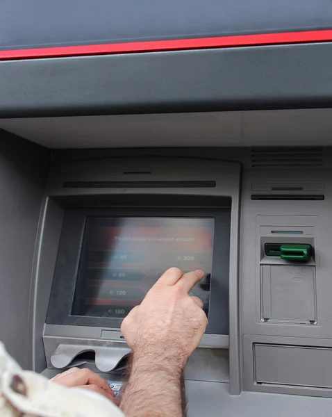 ATM çekilme — Stok fotoğraf