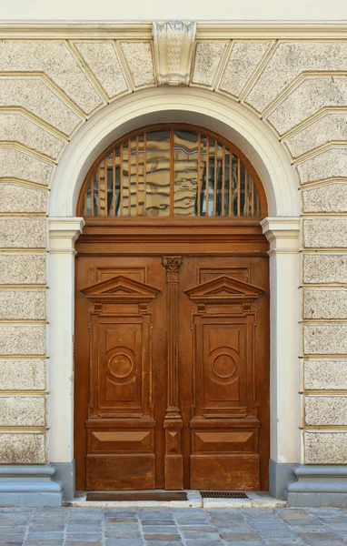 Oude retro deur — Stockfoto