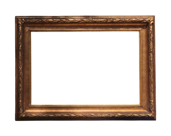 Bronze wooden frame — 图库照片