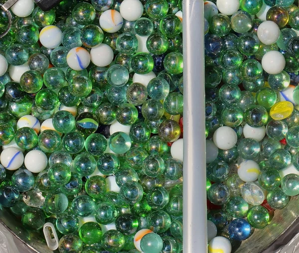 Green marbles background — Stock Photo, Image