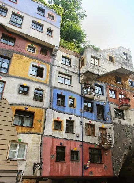 Hundertwasser House Vienna — Stock Photo, Image