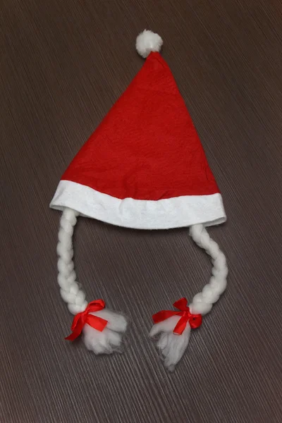 Papai Noel cap — Fotografia de Stock