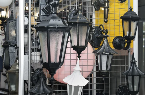 Vintage lantern shop — Stockfoto