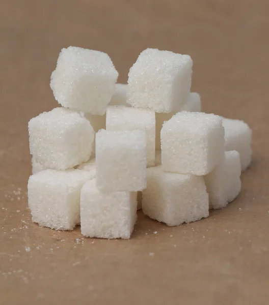 Zucchero cubetti pila — Foto Stock